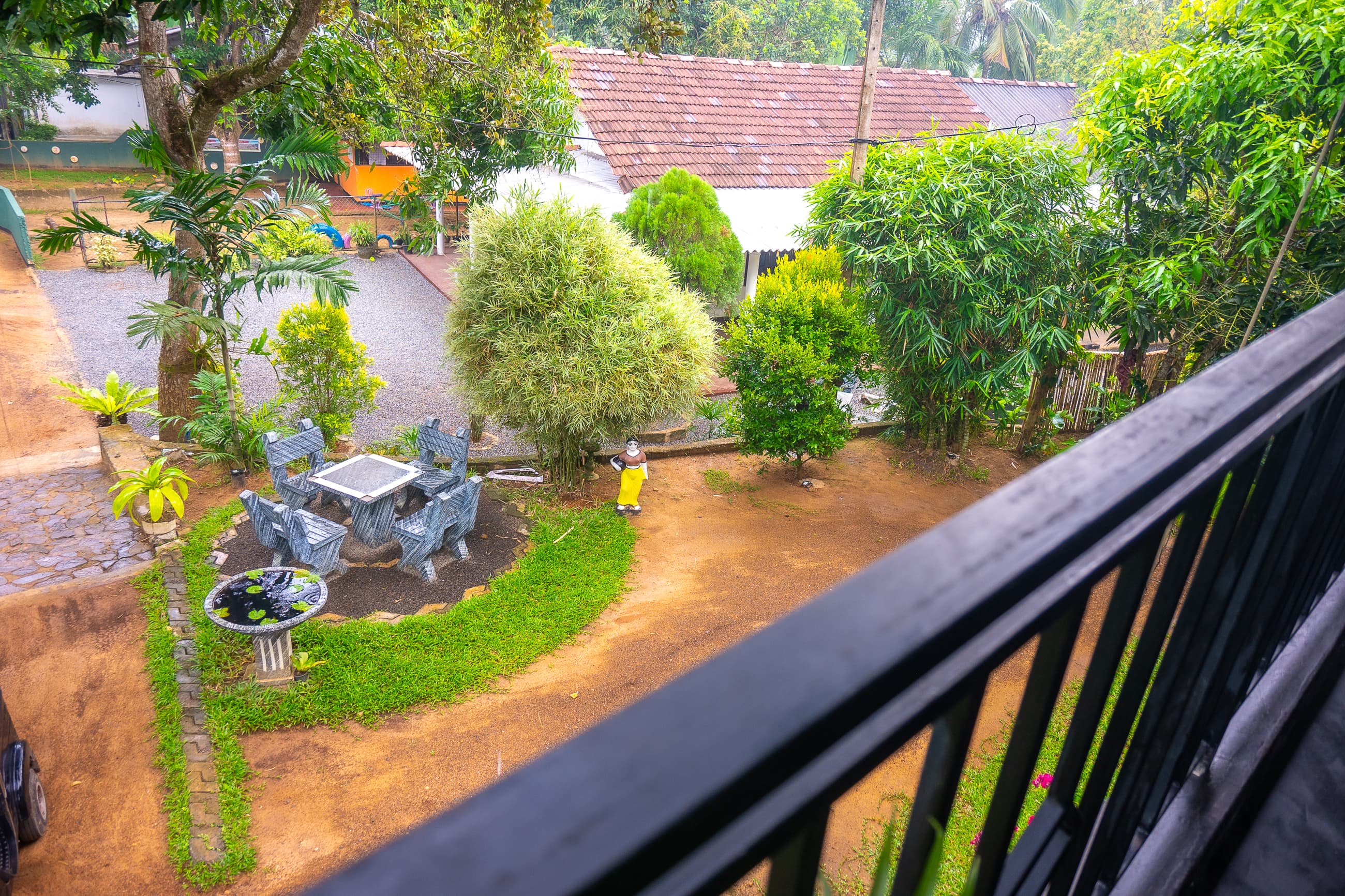 Rainforest Stairs at Bamboo Villa